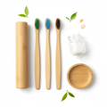 Bamboo Toothbrush Set