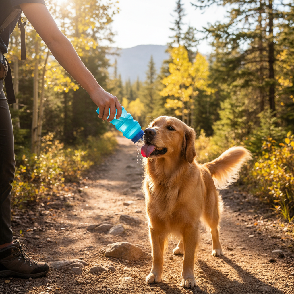Foldable Dog Water Bottle