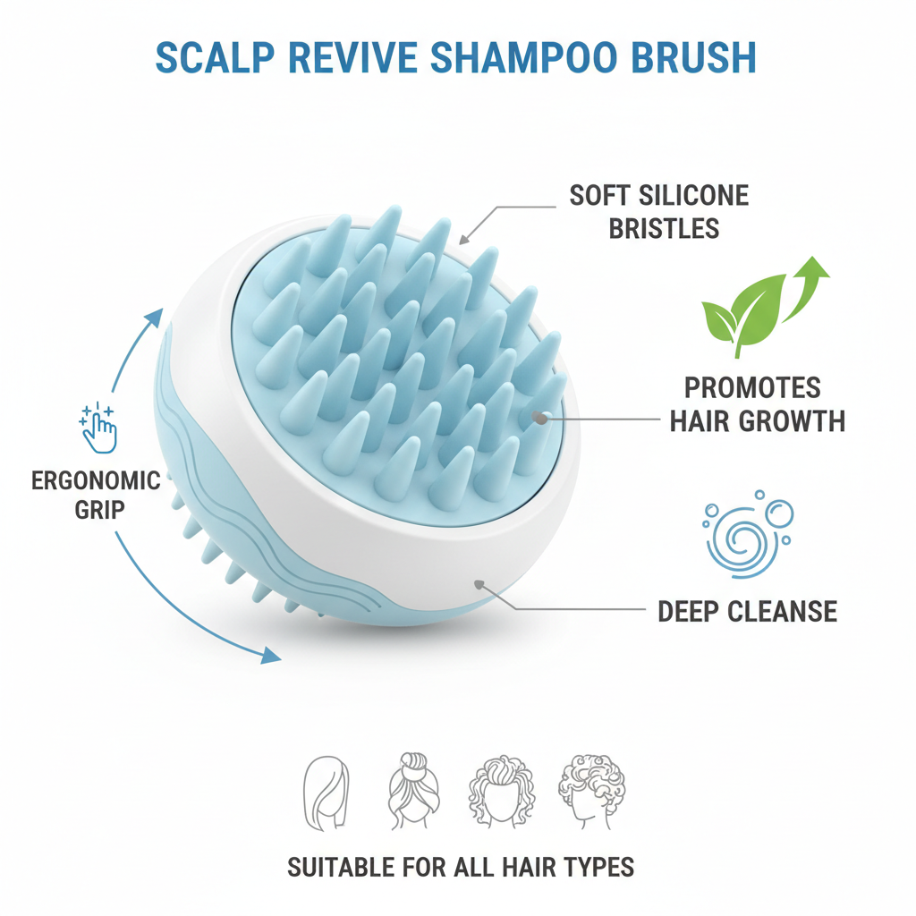 Scalp Massager Shampoo Brush