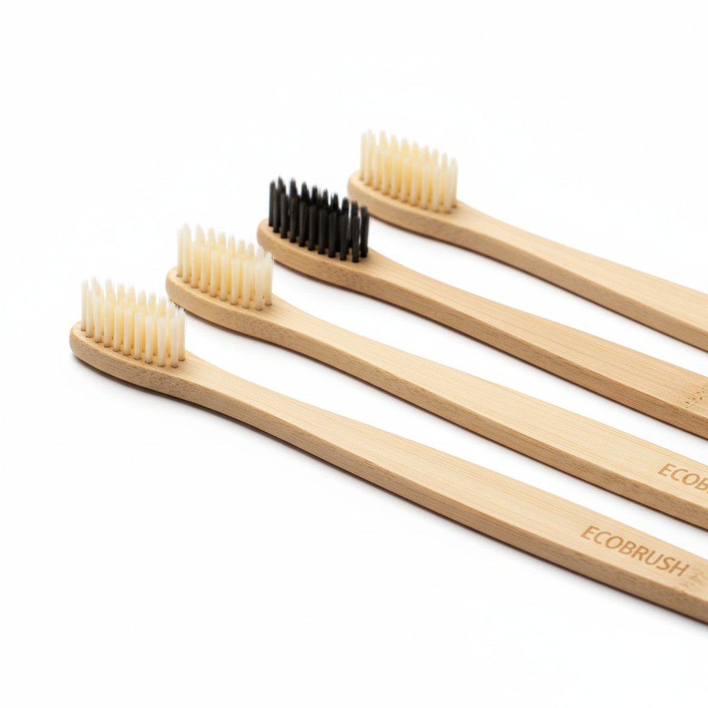 Bamboo Toothbrush Set