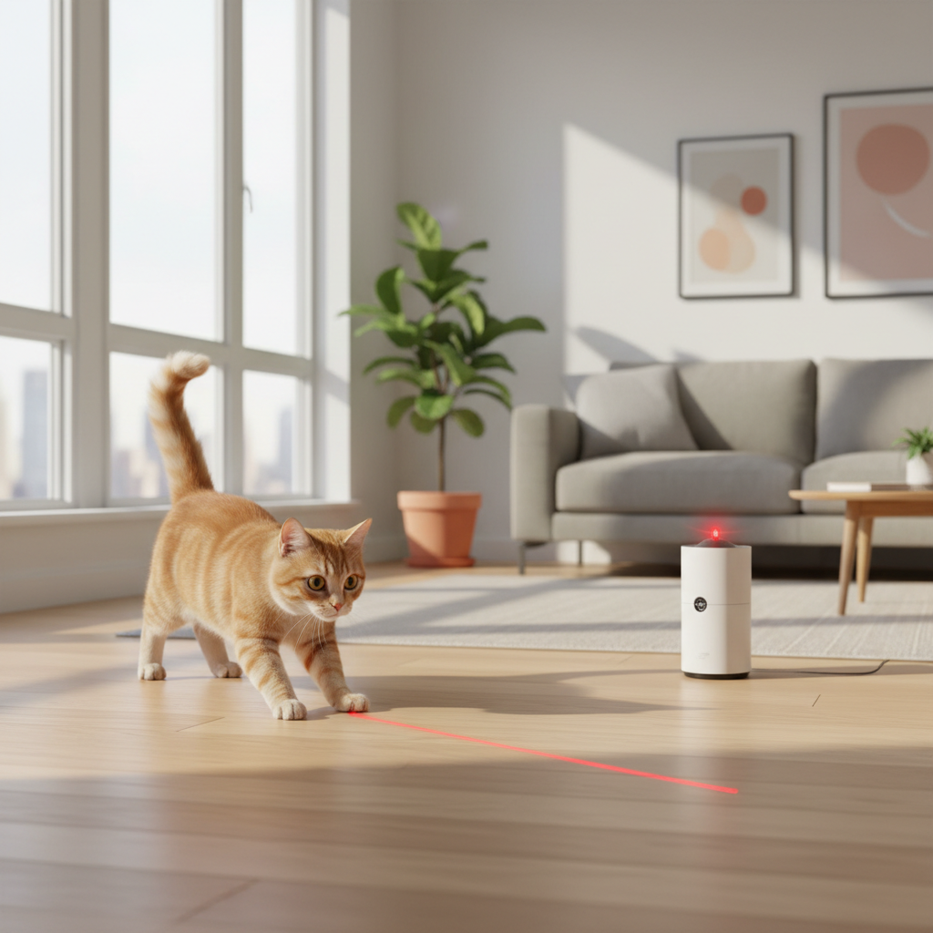 Automatic Cat Laser Toy — Hands-Free Interactive Play