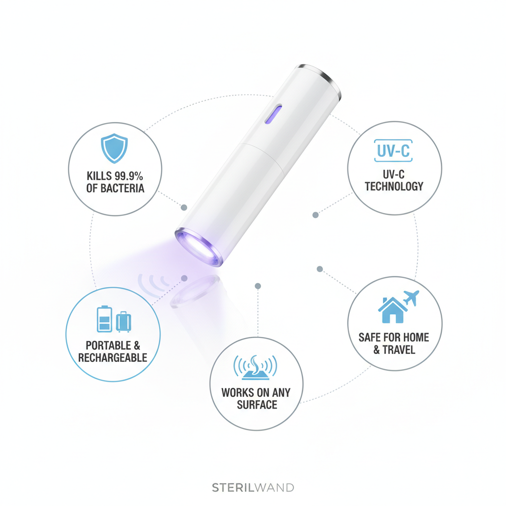 Portable UV Steriliser Wand