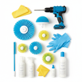 Drill Brush Power Scrubber Set