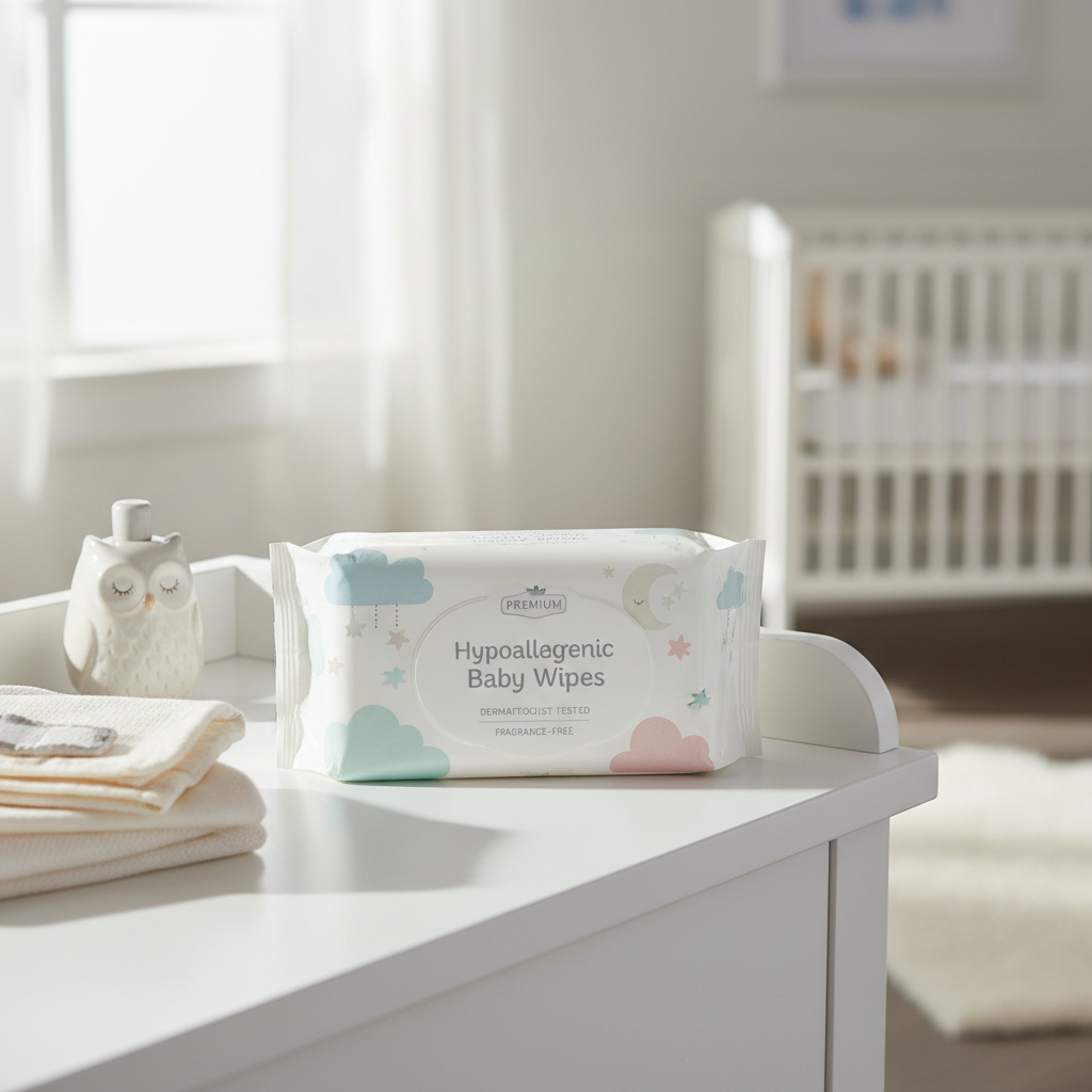 Hypoallergenic Baby Diaper Wipes