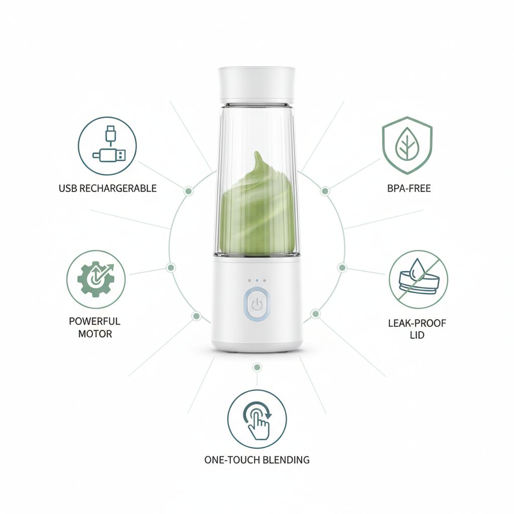 Portable Blender Bottle Dr