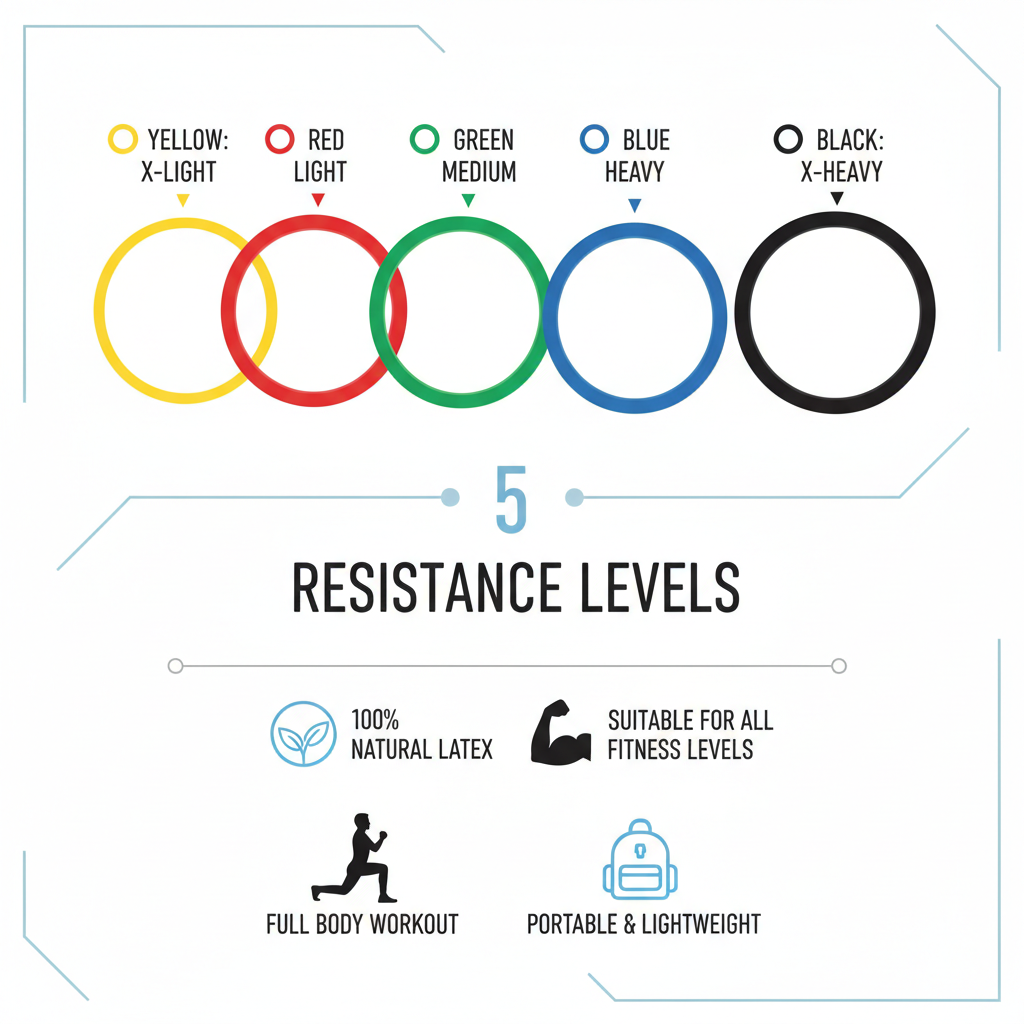 Resistance Band Set — 5-Pack